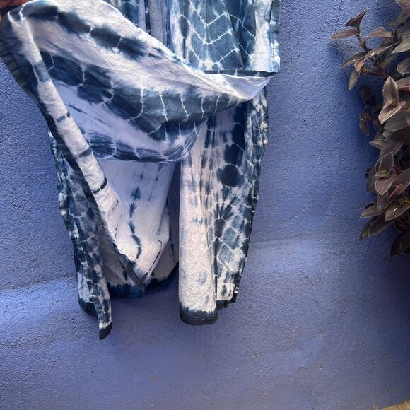 la la leela tie dye cotton caftan - Picture 4 of 5